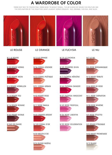 ysl lipstick no 21|YSL lipstick color chart.